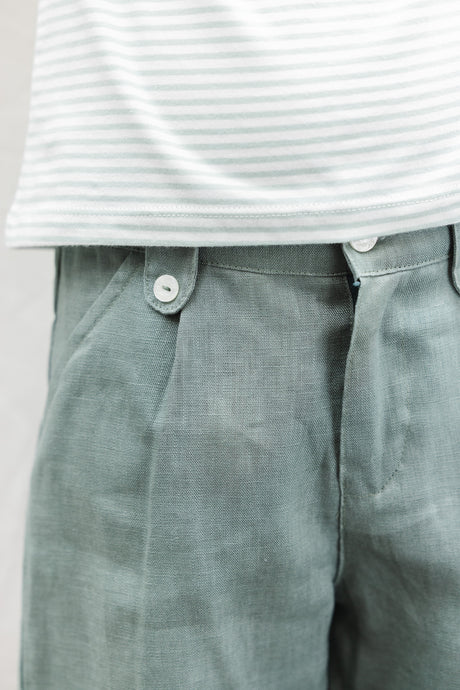 Shorts - Khaki Linen Ceremony
