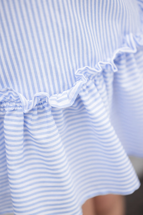 Dress - Cornflower Stripes