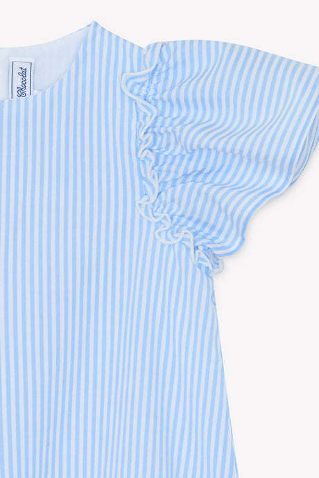 Dress - Cornflower Stripes