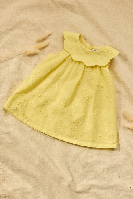 Dress - Citrus Cotton Peter Pan Collar