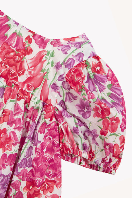 Dress - Pink Cotton Print Fabric Liberty