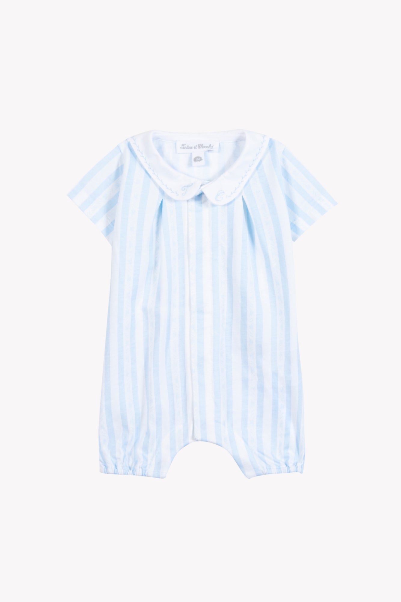 Jumpsuit Short - Cotton Sky Stripes Garda
