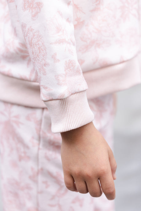 Jogging Suit - Pink Cotton Print Inspiration Toile De Jouy