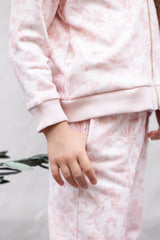 Jogging Suit - Pink Cotton Print Inspiration Toile De Jouy