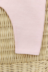 Jumpsuit Long - Pink Cotton Embroidery Rabbit