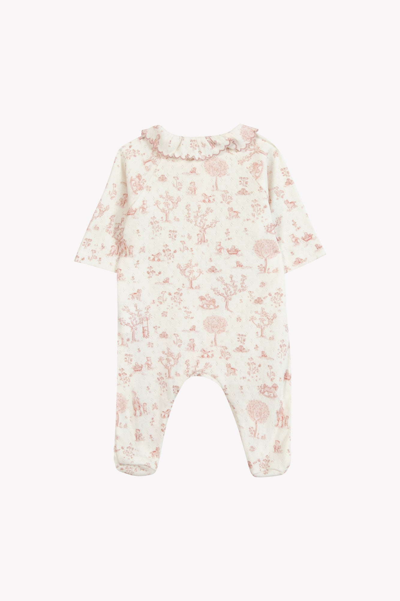 Pyjama - Pink Cotton Print Fantasy Garden