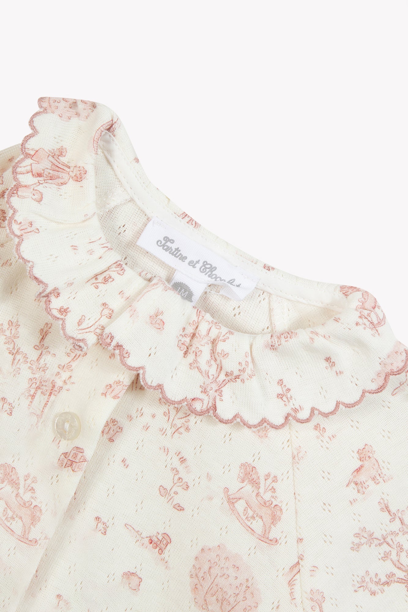 Pyjama - Pink Cotton Print Fantasy Garden