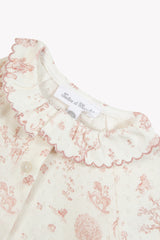 Pyjama - Pink Cotton Print Fantasy Garden