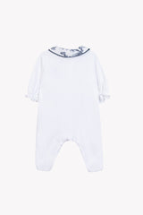 Pyjama - Navy Cotton Print Inspiration Toile De Jouy