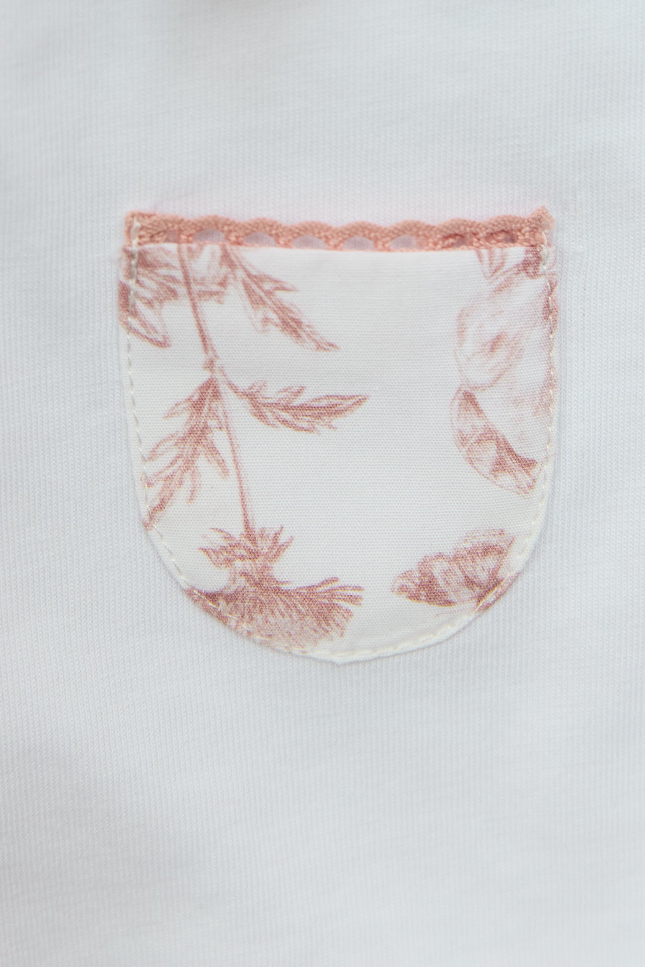 Pyjama - Cotton Terracotta Print Inspiration Toile De Jouy