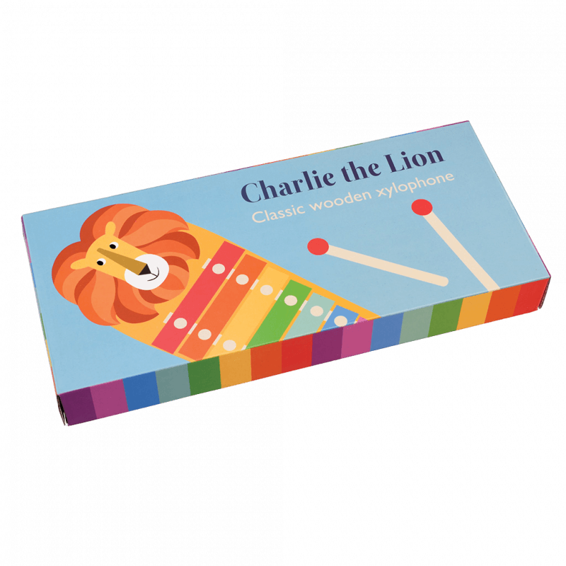 Children's xylophone with song book - Charlie the Lion