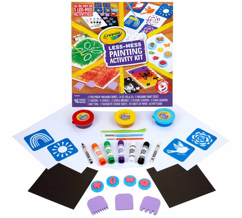 Less Mess Painting Activity Kit