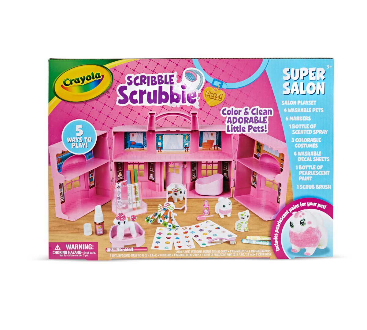 Scribble Scrubbie Pets Super Salon Playset