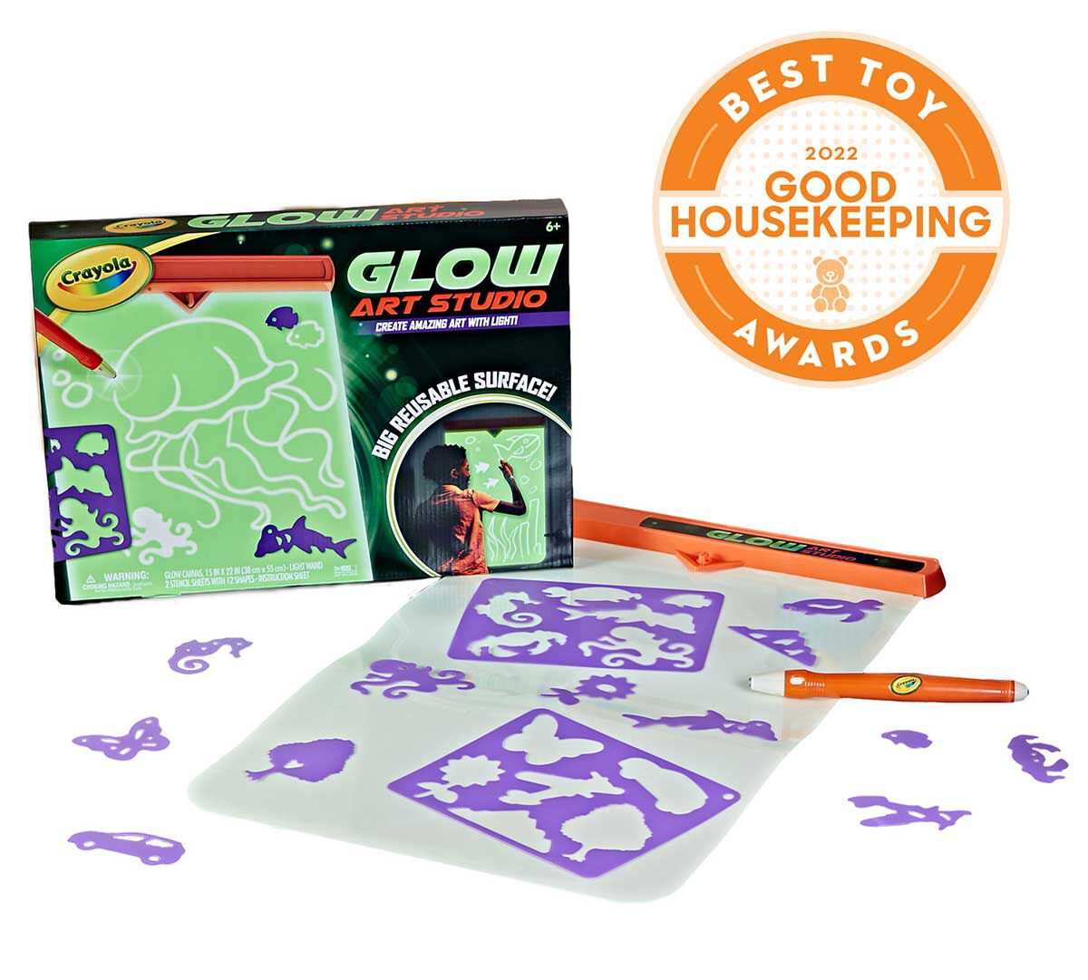 Glow Art Studio, Glow in the Dark Canvas