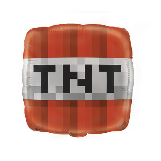 Minecraft TNT Foil Balloon 18"