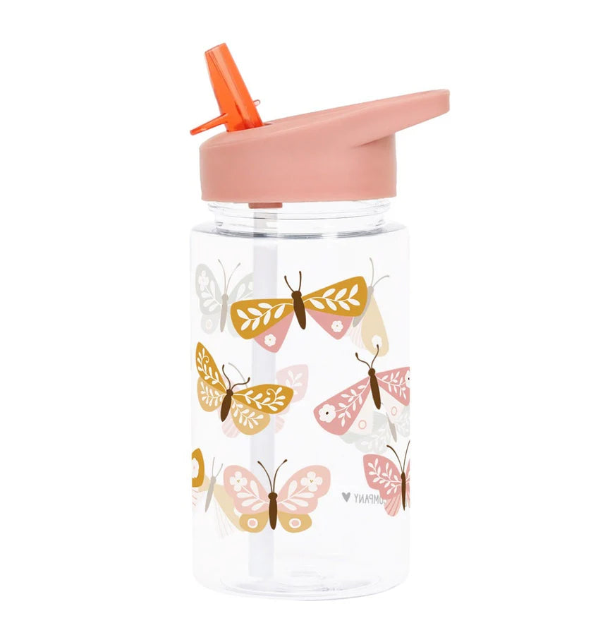 Tritan Water Bottle - 450ml - Butterflies