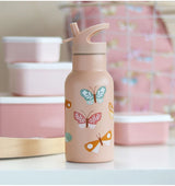 Stainless Steel Drink Bottle (350Ml) - Butterflies
