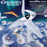 Discovery #Mindblown Wind Turbine Glider Kit, STEM Science Experiment for Kids