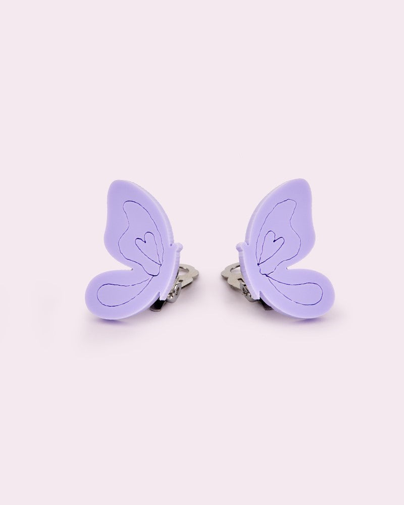 Half Butterfly Earrings