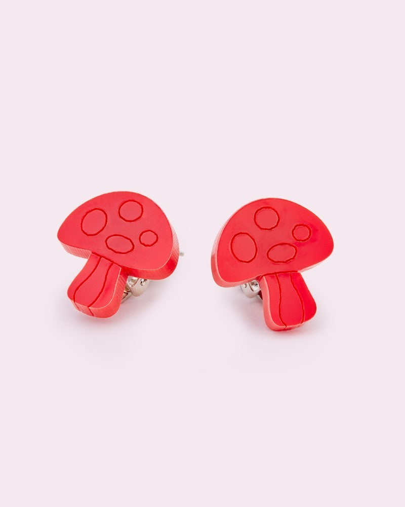 Mushroom Earrings