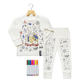 Eid Special Coloring PJ with 7 Fabric Pens