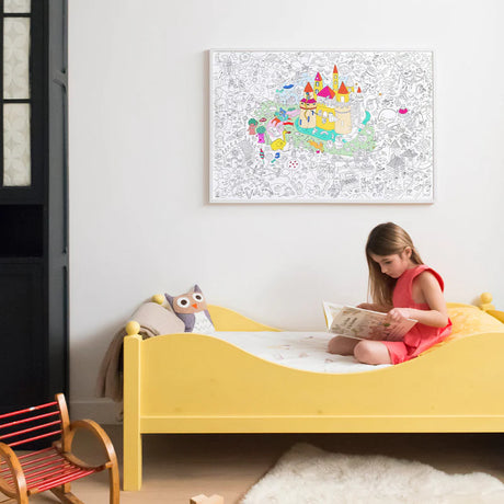 Set of Giant Poster Magic with 9 Fluo Markers