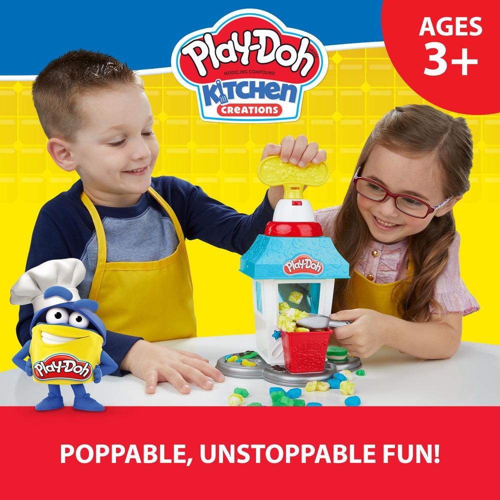 مجموعة لعب الطعام لحفلات الفشار من Play-Doh Kitchen Creations