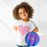 Interactive Glow In The Dark T-Shirt - Pink Heart