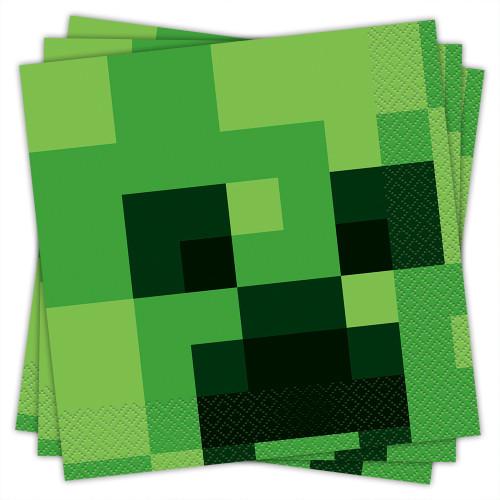 Minecraft Luncheon Napkins Pack of 16