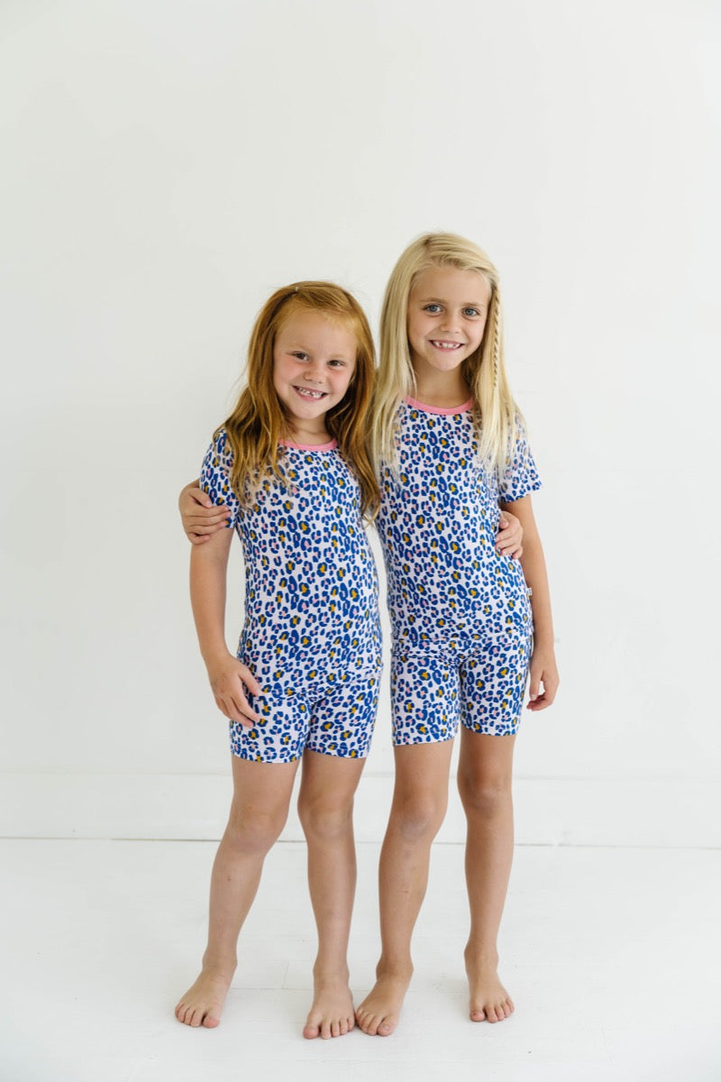 Wild Leopard Bamboo Short Sleeve & Short Set