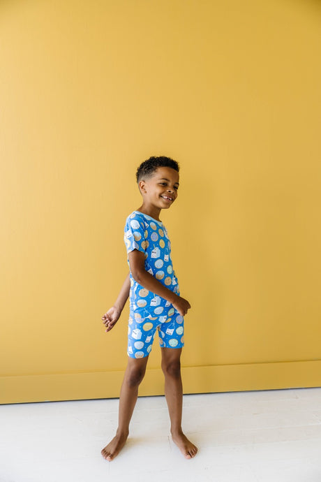 Blue Cookies Bamboo Short Sleeve & Short Set