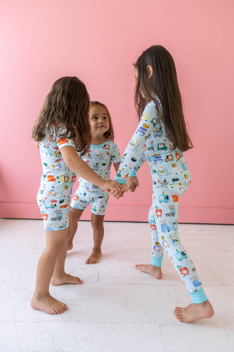 Food Trucks Two Piece Bamboo Viscose Pajama Set