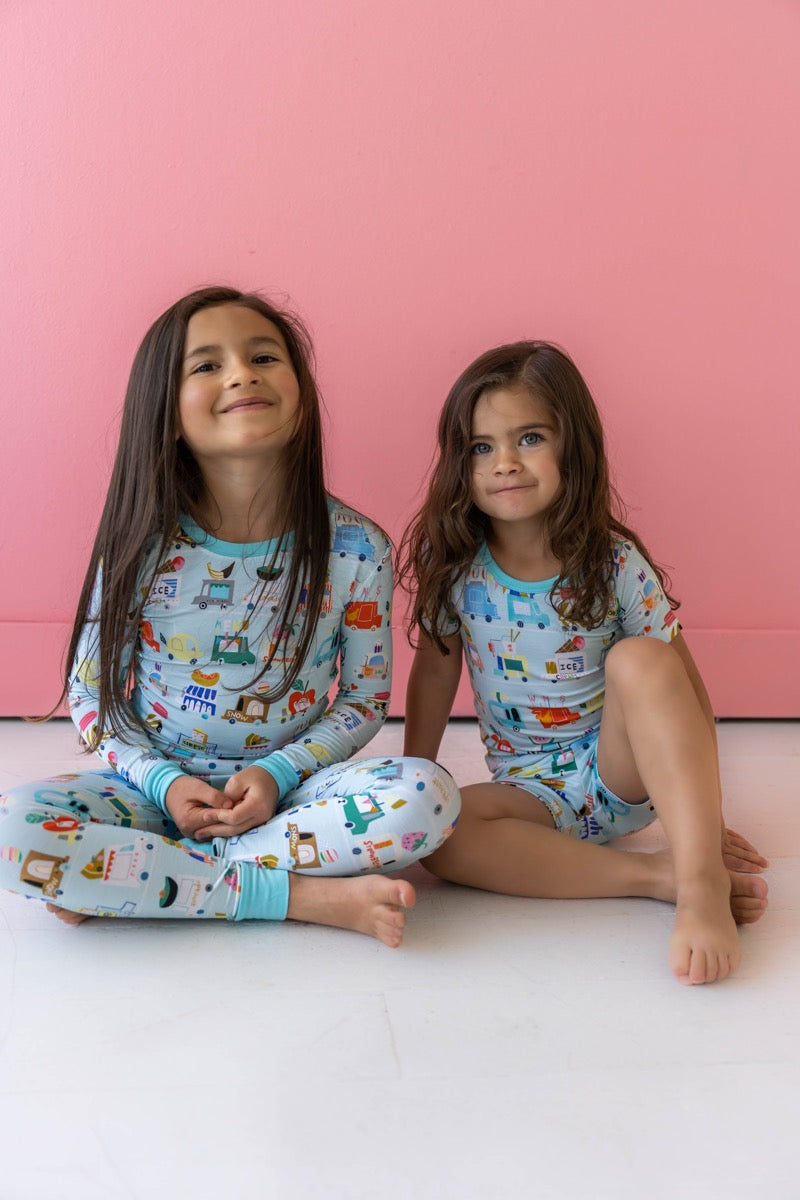 Food Trucks Two Piece Bamboo Viscose Pajama Set