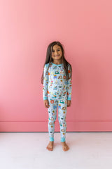 Food Trucks Two Piece Bamboo Viscose Pajama Set