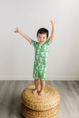 Green Koala Bamboo Short Sleeve & Short Set