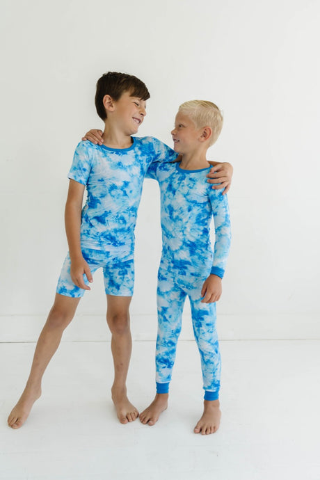 Milky Way Tie Dye Two Piece Bamboo Viscose Pajama Set