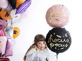 Foil balloon Hocus Pocus, 18", black