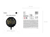Foil balloon Hocus Pocus, 18", black