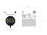 Foil balloon Hocus Pocus, 18", black