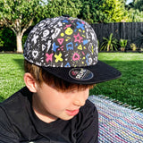 Graffiti Color In Snapback Cap