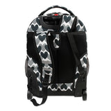 Sunrise Wheeled Backpack Heart Dot