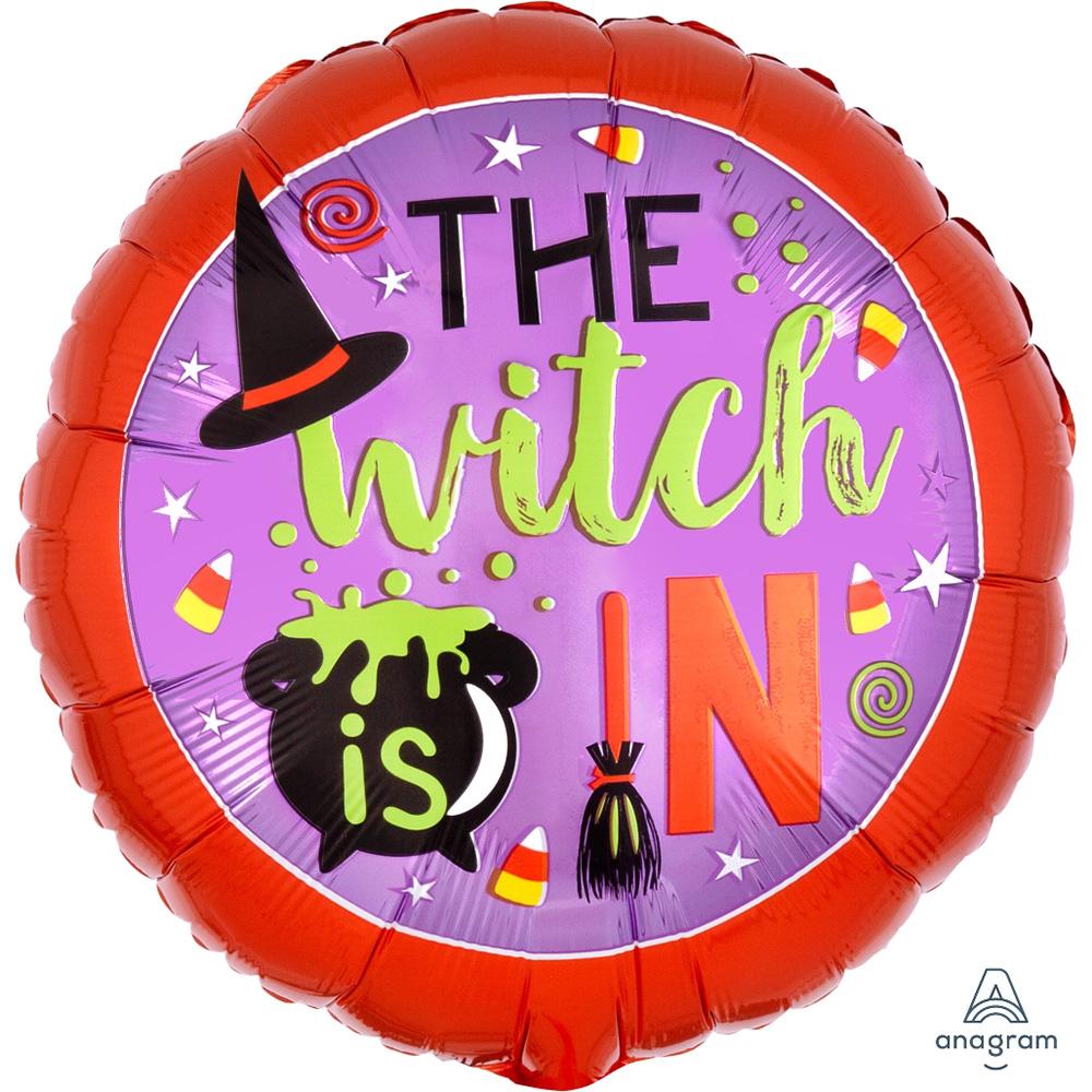 Witch Is In Foil Balloon 18"