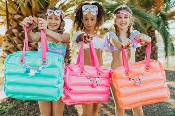 What A Girl Wants Beach Bag with Pump