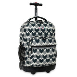 Sunrise Wheeled Backpack Heart Dot