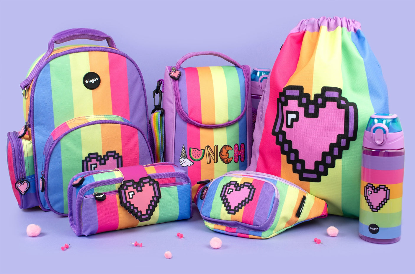 Toddler Backpack - Pixel Heart