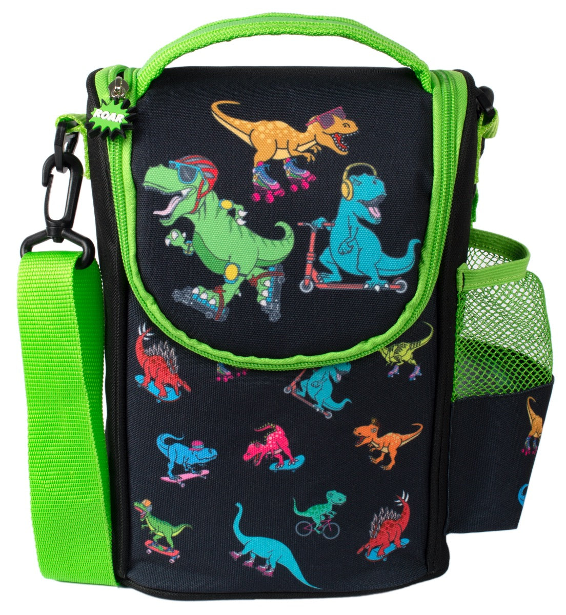 Strap Lunch Bag - Dinosaurs Skaters