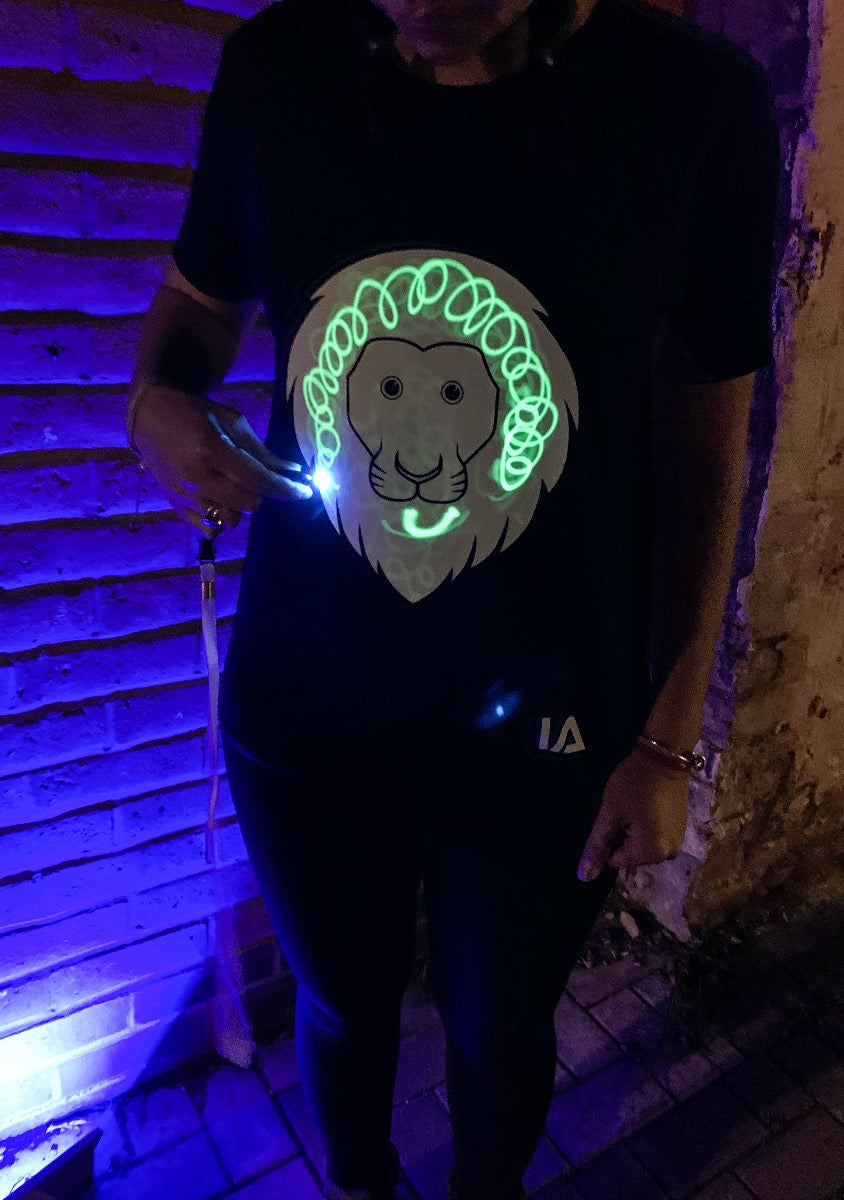 Glow in the Dark Tshirt - Lion Design