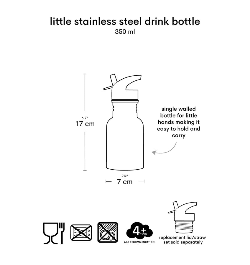 Stainless Steel Drinking Bottle (350ml) - Shooting Star