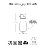 Stainless Steel Drinking Bottle (350ml) - Dinosaur