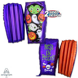 Open Coffin 2 Sided Design Foil Balloon 31"